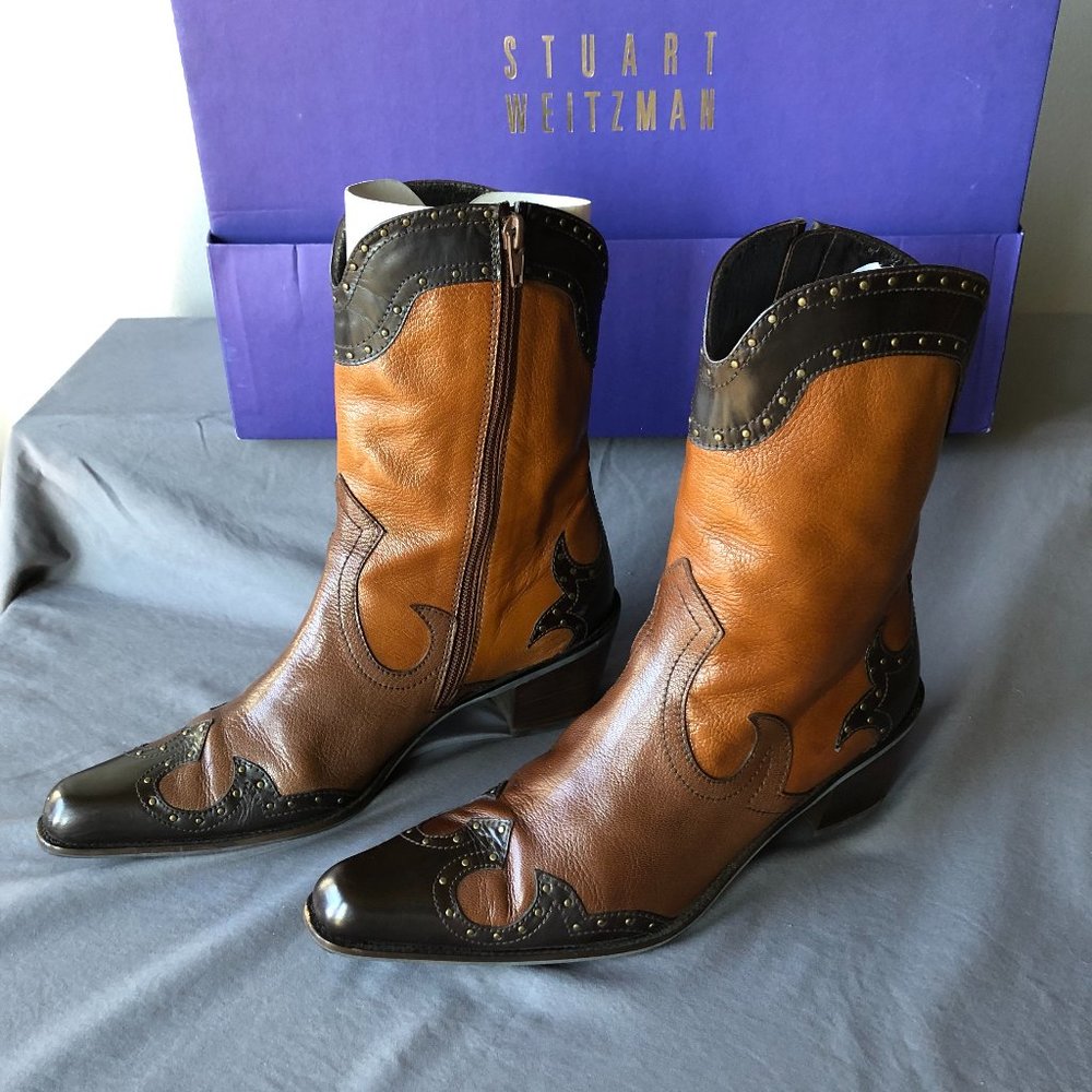 Stuart Weitzman Vintage Cowboy Boots